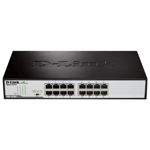 D-LINK 16-Port Gigabit Unmanaged Desktop Switch - DGS-1016D