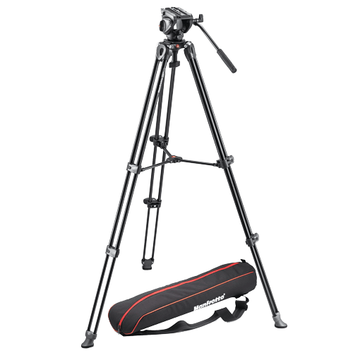 MANFROTTO MVK500AM - Tripod with fluid video head Lightweight with Side Lock