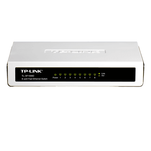 TP-LINK 8-port Unmanaged 10/100M Desktop Switch TL-SF1008D