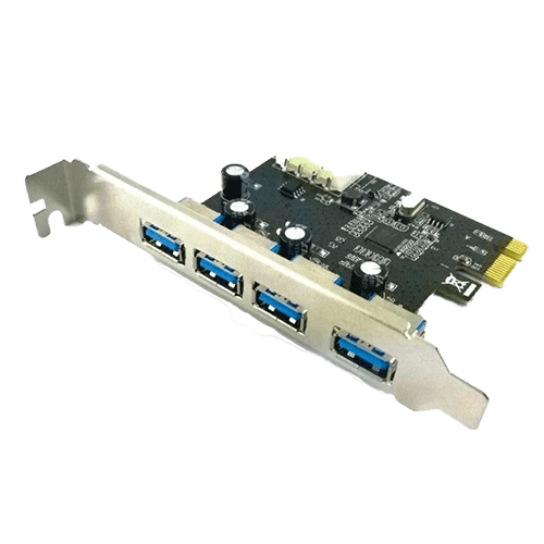 MAIWO PCI-E Kontroler 4-port USB 3.0