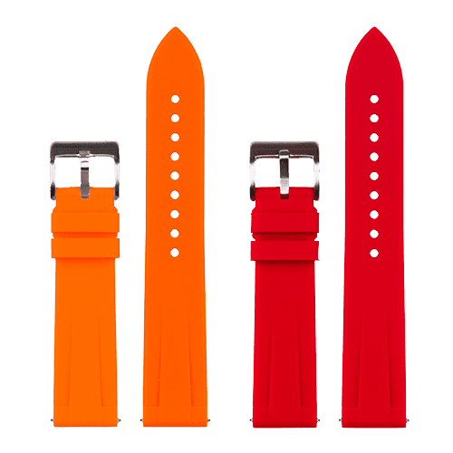 JUST IN CASE Zamenske narukvice 2u1 za pametne satove 20mm Red-Orange