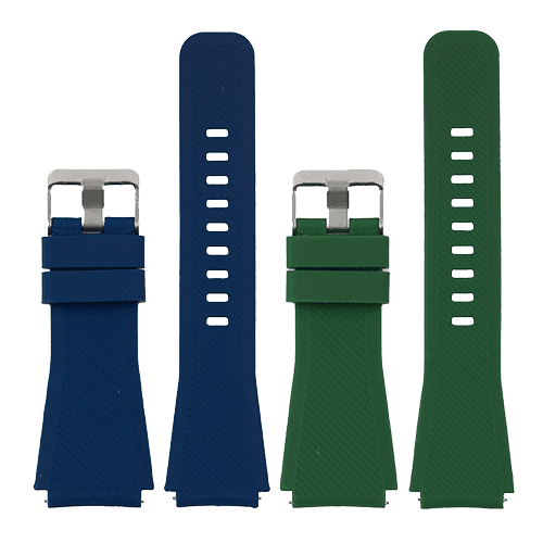 JUST IN CASE Zamenske narukvice 2u1 za pametne satove 22mm Blue-Green