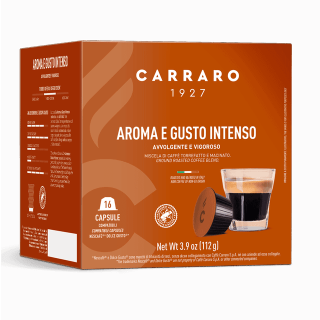 CAFFE CARRARO S.P.A E GUSTO INTENSO Dolce gusto capsula Kafa 