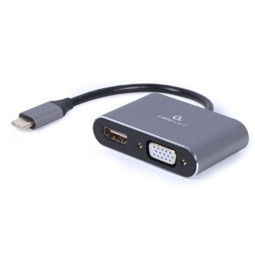 GEMBIRD USB-C na HDMI + VGA Konverter