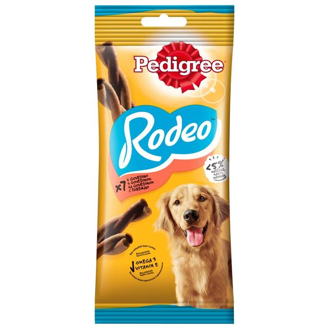 PEDIGREE Rodeo Govedina 7 kom/123g Dodatna hrana za pse