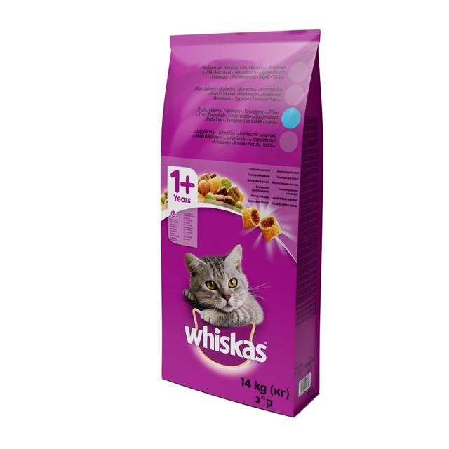 WHISKAS Briketi Tunjevina 14kg Hrana za mačke