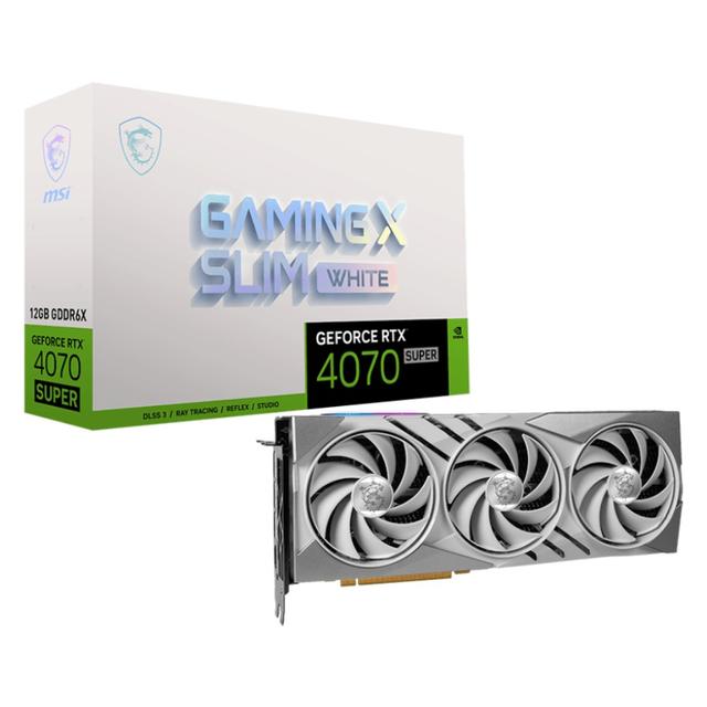 MSI GeForce RTX 4070 SUPER GAMING X SLIM WHITE 12GB GDDR6X 192-bit Grafička karta