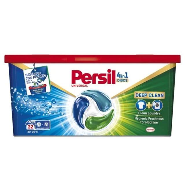 PERSIL Univerzalni diskovi za pranje veša 32 pranja