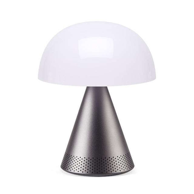 LENOX Mina L Audio LED Stona lampa Gun Metal