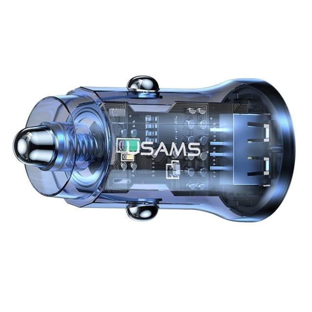 USAMS USB-A 15W CC162CC01 Auto punjač