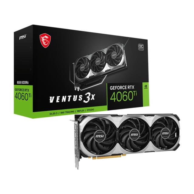 MSI GeForce RTX 4060 Ti VENTUS 3X E OC 8GB GDDR6 128-bit Grafička karta