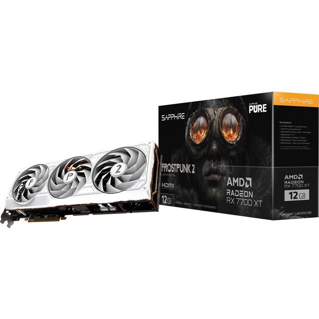 SAPPHIRE Pure Radeon RX 7700XT 12GB GDDR6 192-bit 11335-08-50G Frostpunk 2 Edition Grafička karta