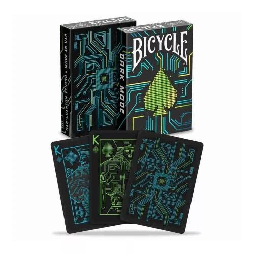 BICYCLE Dark Mode Poker Karte