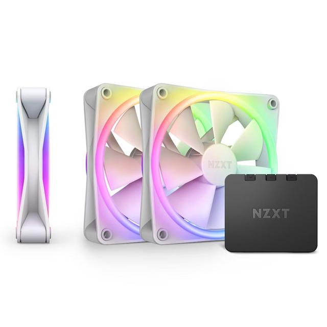 NZXT F140 RGB Duo Twin White